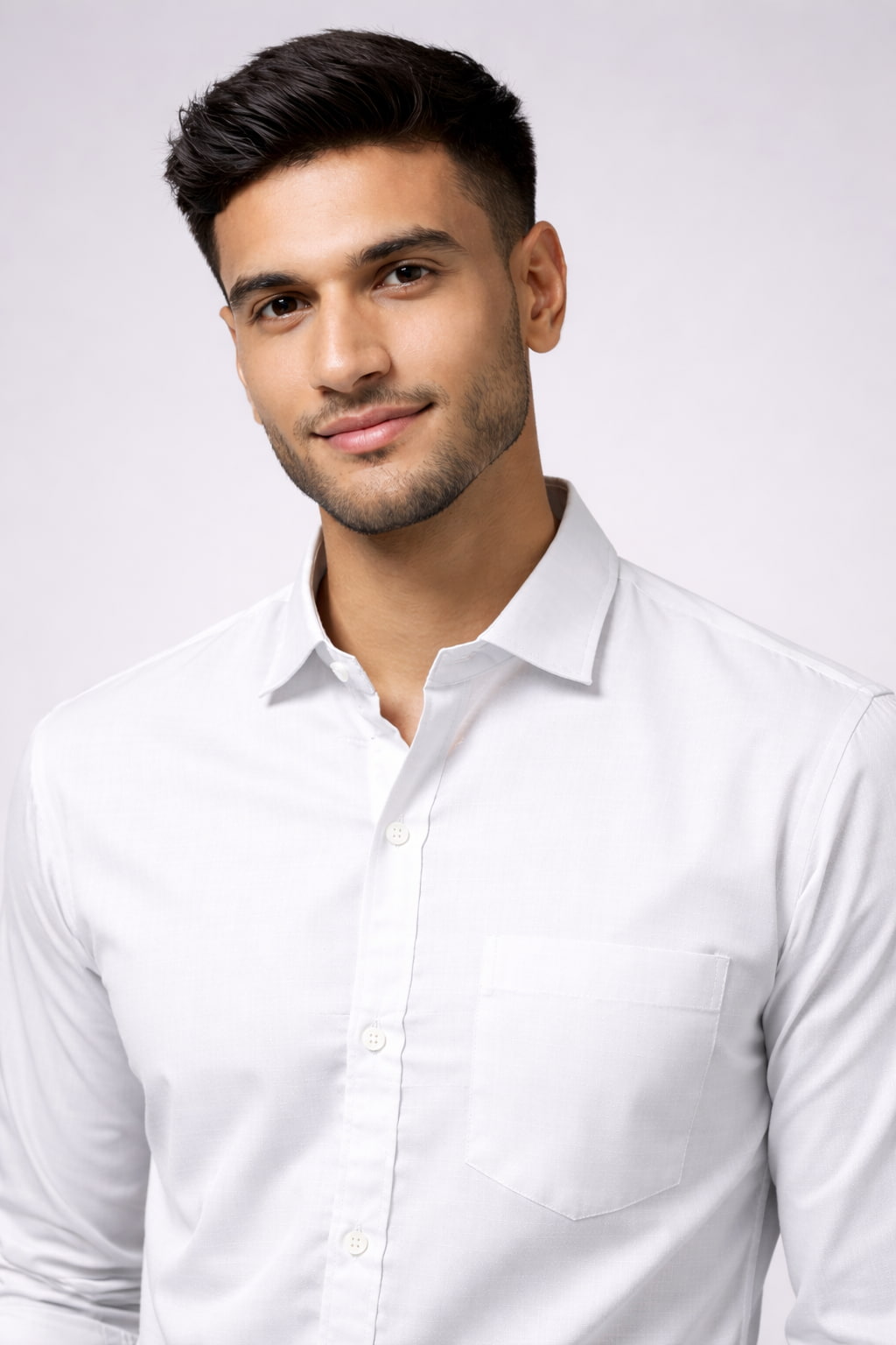 Men’s Classic White Slim Fit Shirt