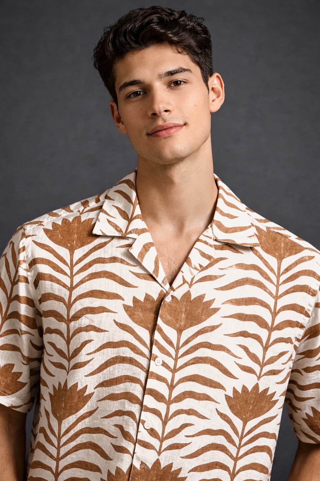 Men’s Printed Summer Casual Shirt
