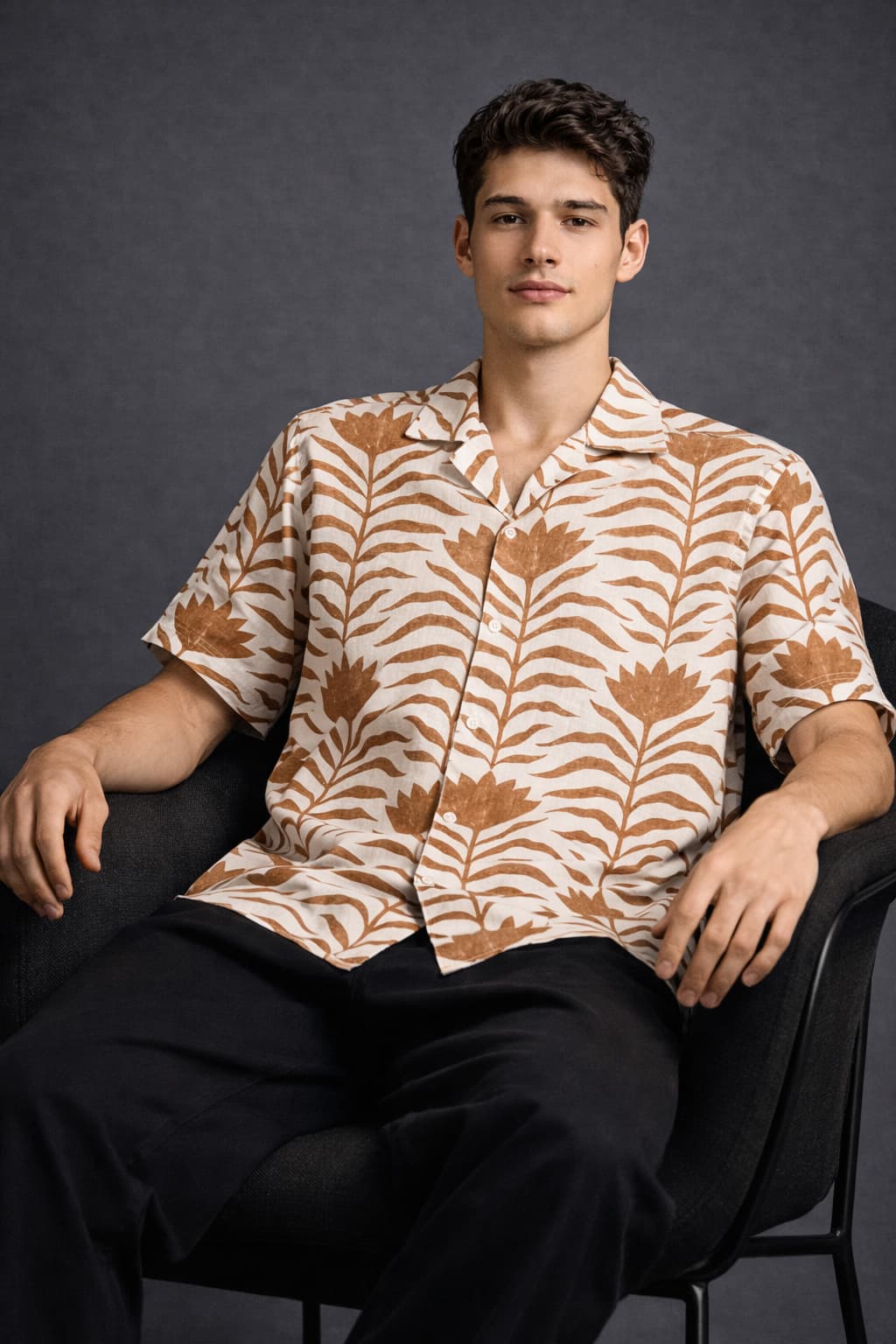 Men’s Printed Summer Casual Shirt